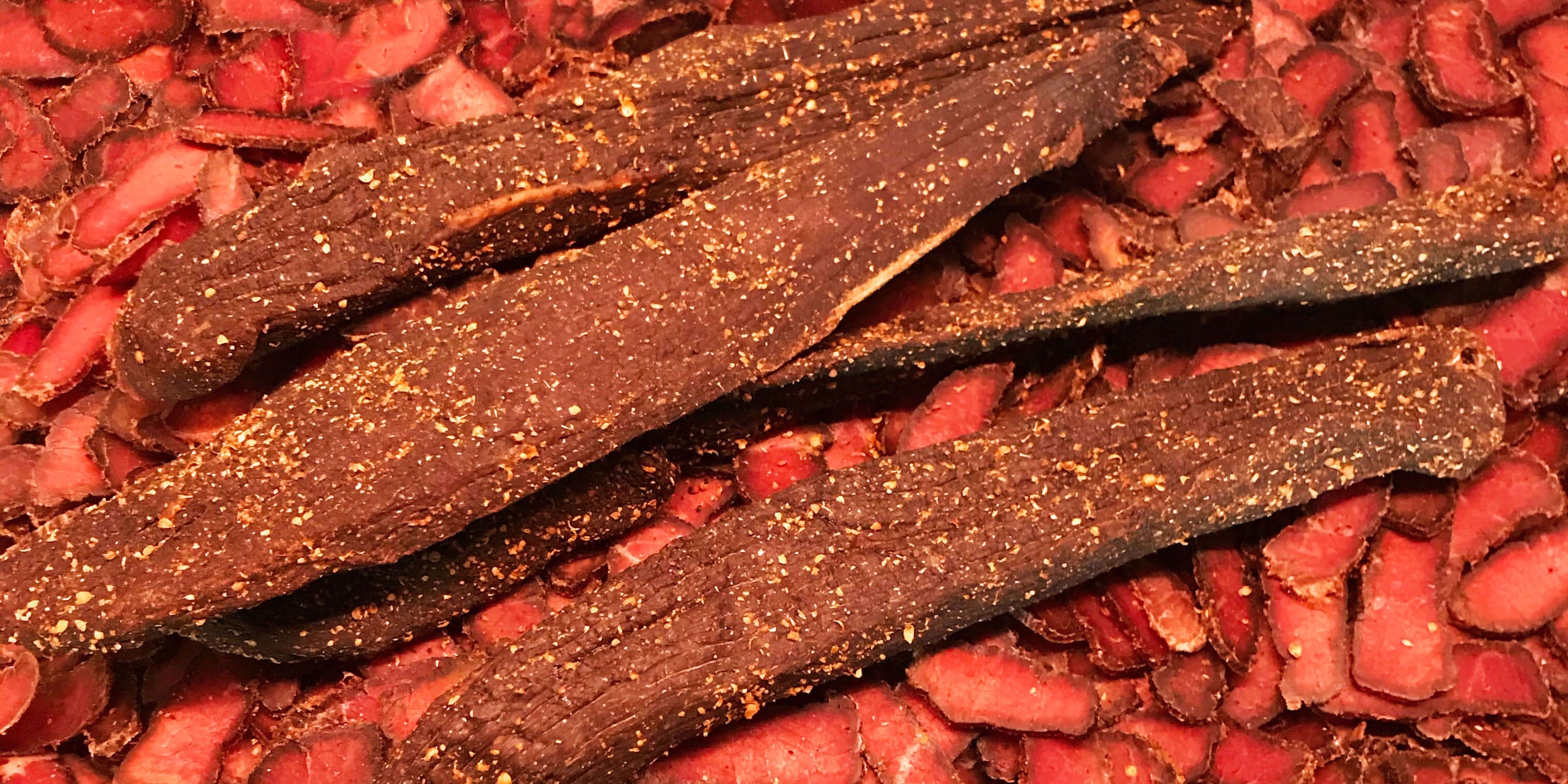 Frisch Geschnittenes Northern Biltong Trockenfleisch Beef Rindfleisch