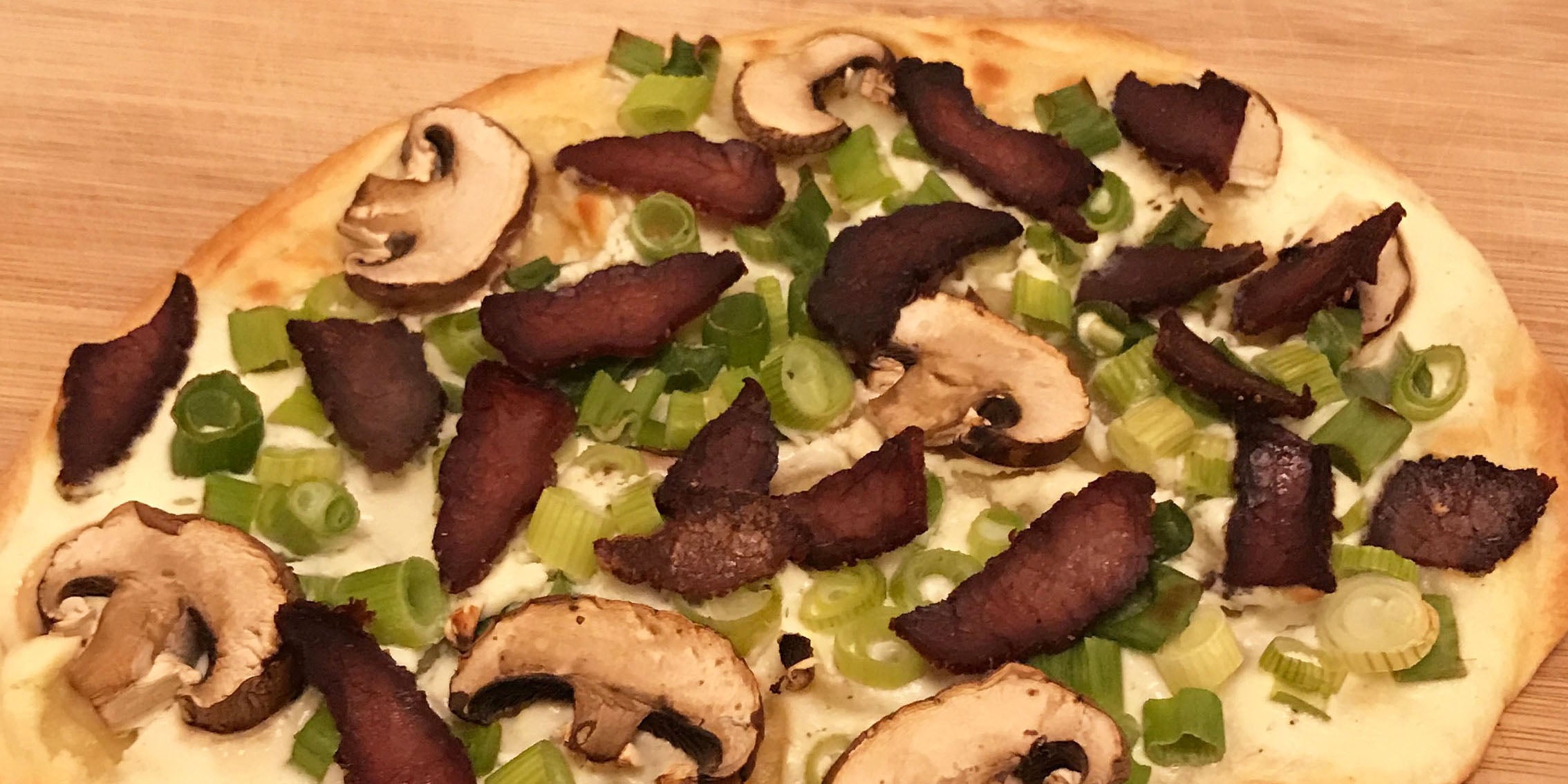 Biltong Flammkuchen Rezept Trockenfleisch Snack Protein