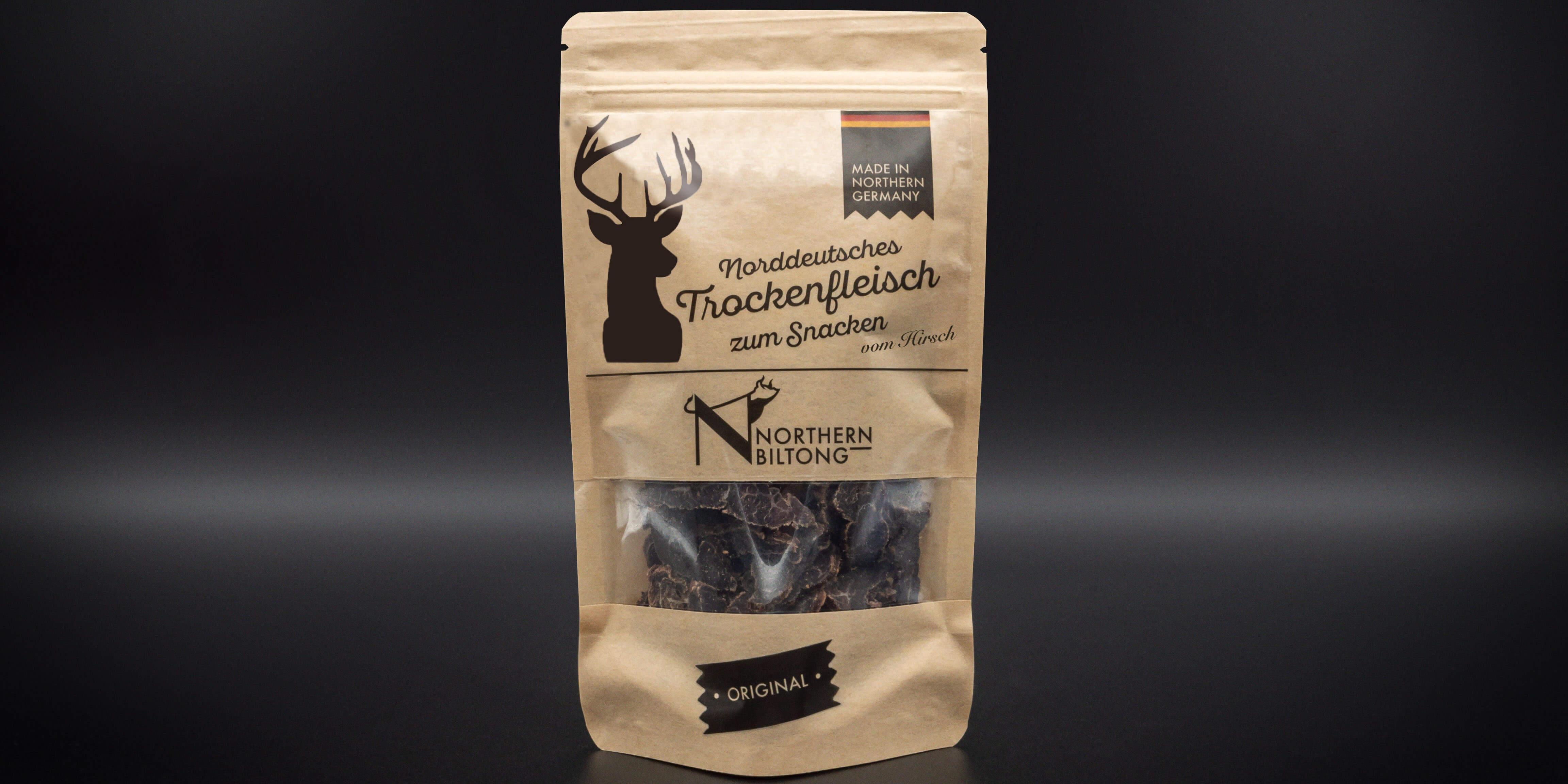 Wild Biltong Wildbret Trockenfleisch Protein Wald Jagd Nachhaltig