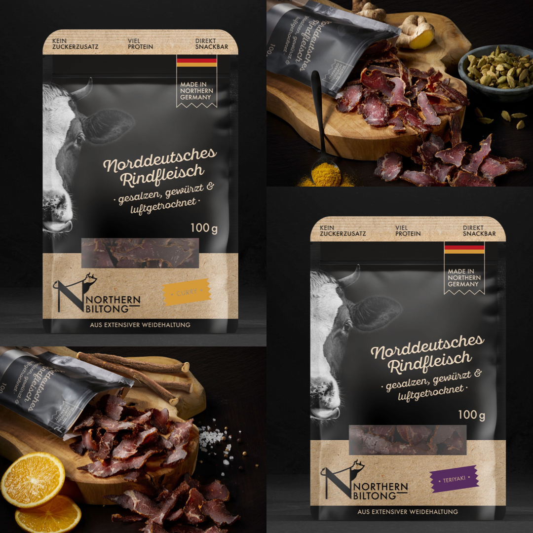 Biltong Curry Teriyaki Trockenfleisch