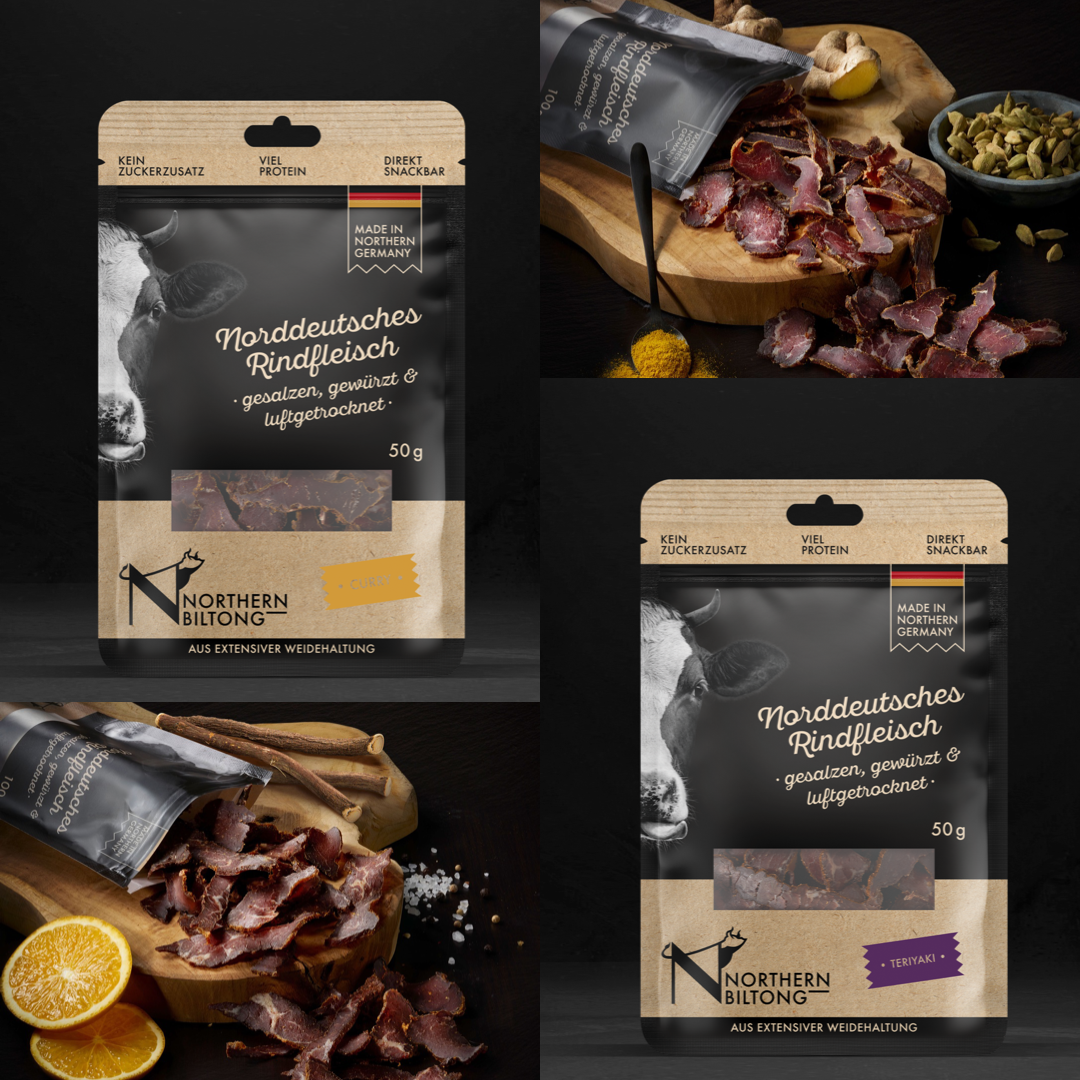 Biltong Curry Teriyaki Trockenfleisch