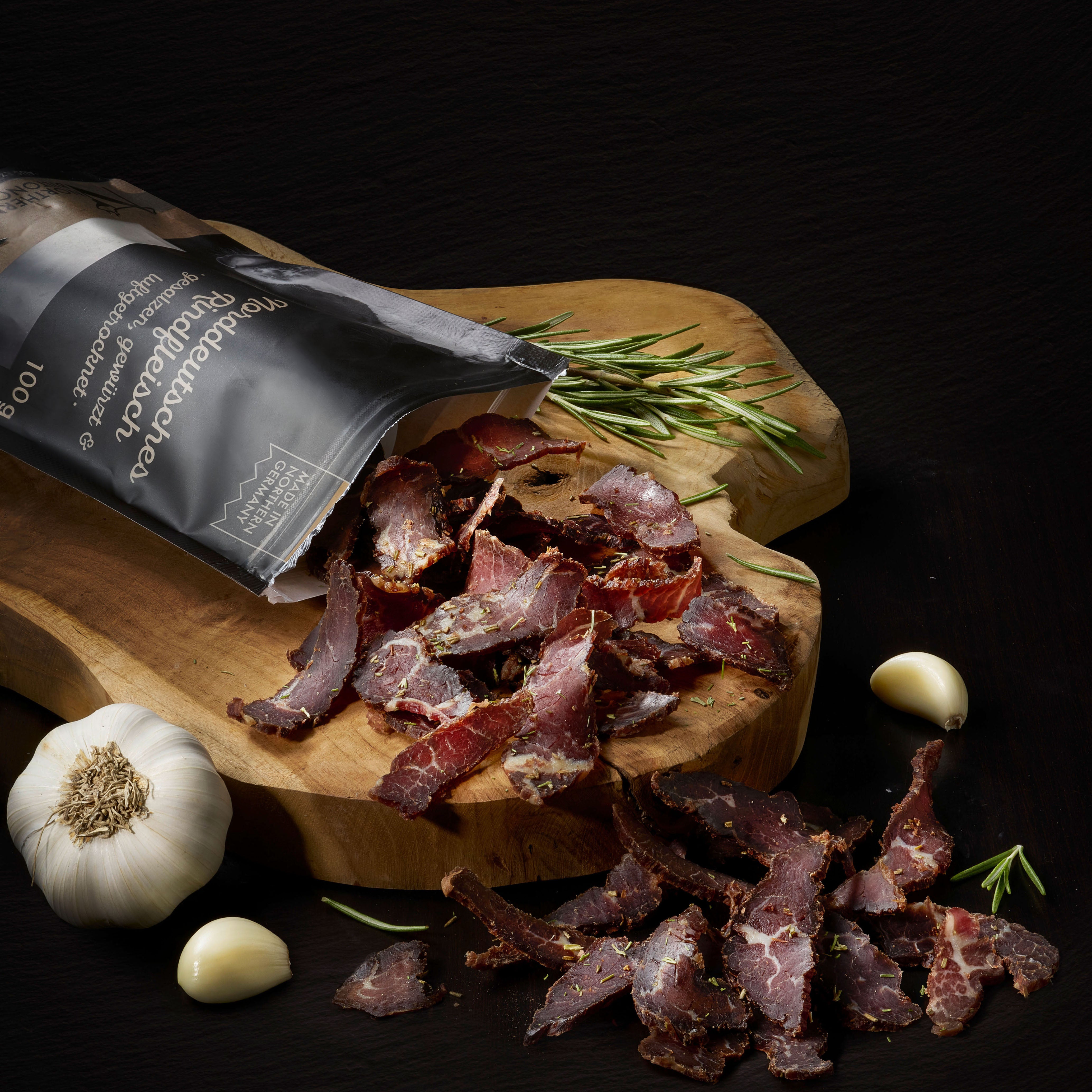 Biltong Knoblauch & Rosmarin 100g