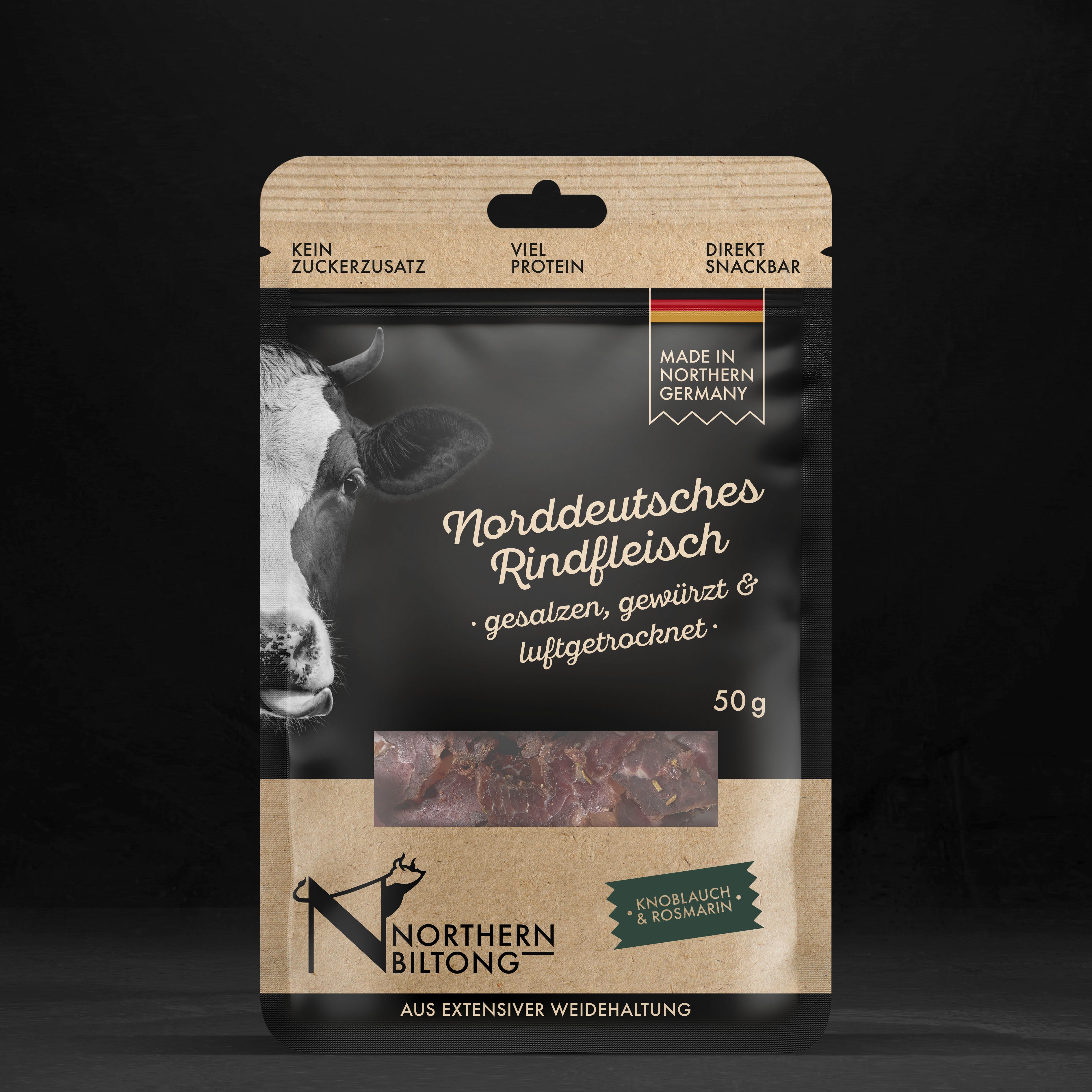 Biltong Knoblauch & Rosmarin 50g