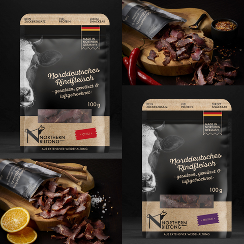Biltong Chili Teriyaki Trockenfleisch